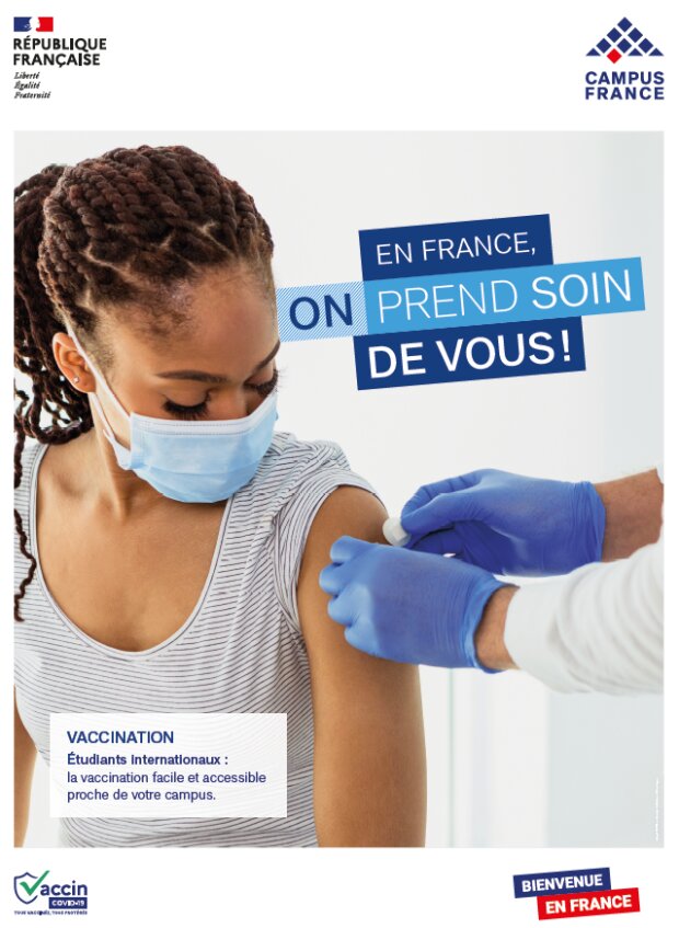 La vaccination est un argument pour certains pays où l’accès aux soins est plus difficile - © Campus France