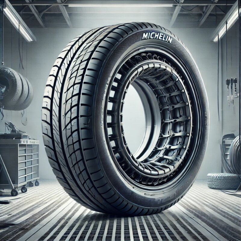 Le pneu Pax de Michelin