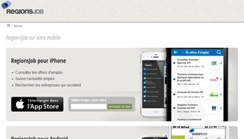 3 000 nouveaux téléchargements par jour pour l’appli RegionsJob - D.R.