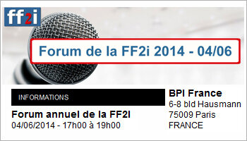 Le prochain forum de la FF2i aura lieu le 4 juin autour du thème de la performance - D.R.