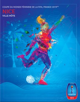 Coupe du monde féminine 2019 : l’affiche officielle de Nice