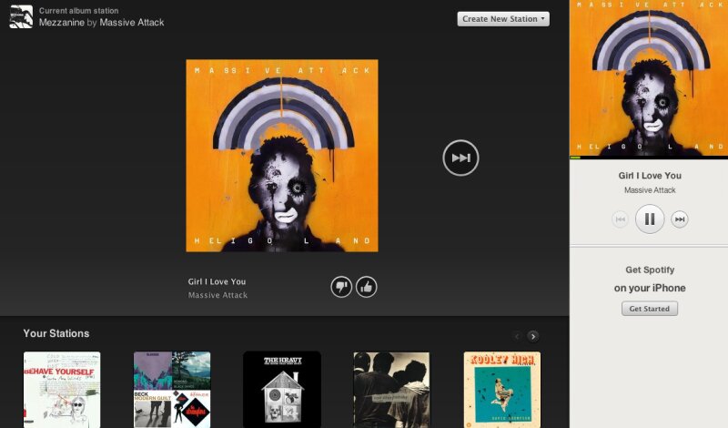 Visuel lecteur Spotify