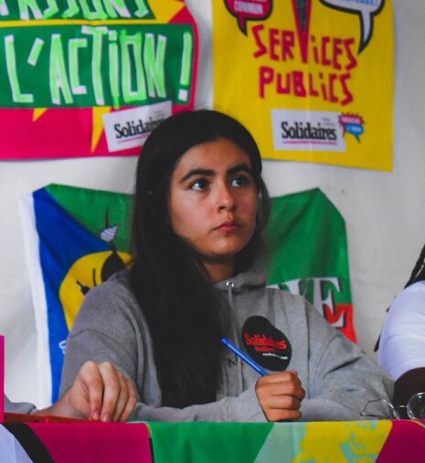 Lina Hernandez est porte-parole de Solidaires. - © D.R.