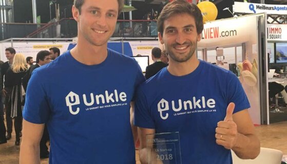 Unkle remporte le trophée de la start-up RENT 2018 - D.R.