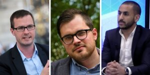 Romain Pierronnet, Hugo Gaillard, Tarik Chakor ont travaillé sur l'étude News Tank - Adoc Mètis. - © D.R.
