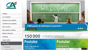 Le site carrière du groupe Crédit Agricole SA fait peau neuve - D.R.