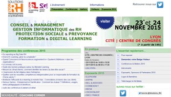 J-11 pour la 4ème édition du Salon Solutions RH à Lyon - D.R.