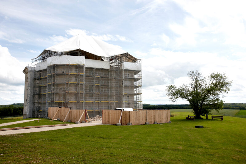 Vue d’ensemble du Château de Maulnes