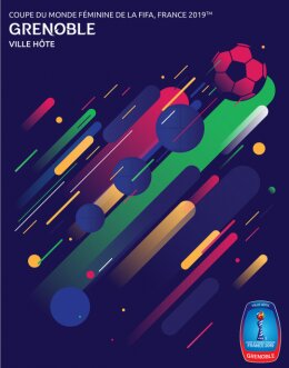 Coupe du monde féminine 2019 : l'affiche officielle de Grenoble