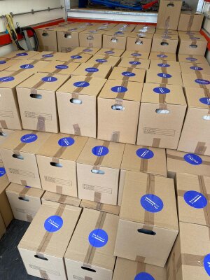 Colis d’objets de première nécessité