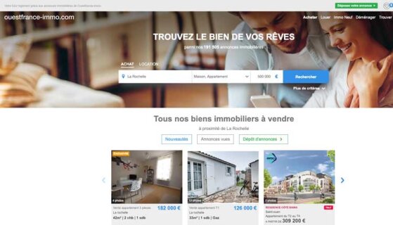 Ouest-France Immo se lance dans le display en programmatique - D.R.