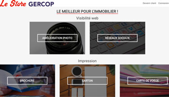 Gercop lance un store dédié à l’immobilier - D.R.