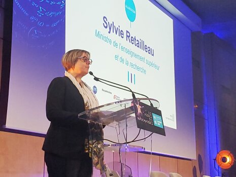 La ministre de l’ESR, Sylvie Retailleau s’est exprimée en ouverture des assises le 14 novembre 2022. - © CNRS