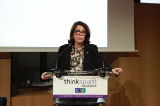 Marina Ferrari ouvre les travaux de Think Sport CIC 2025 au Musée de la Marine le 14/10/2025
