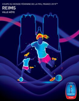 Coupe du monde féminine 2019 : l'affiche officielle de Reims