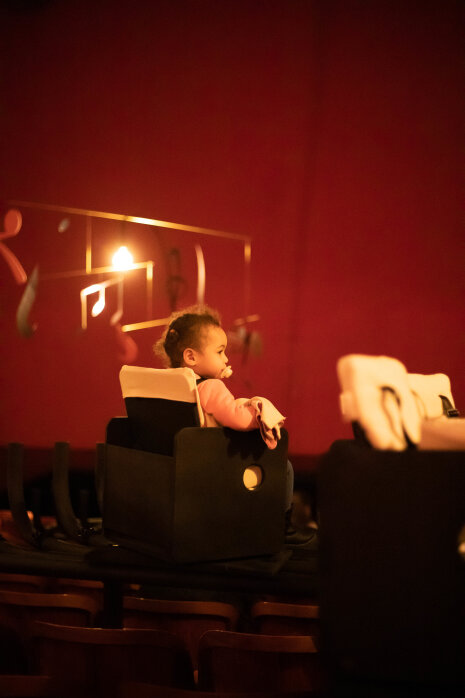 Une trentaine de bébés assistent à chaque représentation.  - © Opera Lorraine