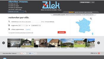 Zilek.com : un moteur de recherche qui répertorie gratuitement les annonces immobilières - D.R.