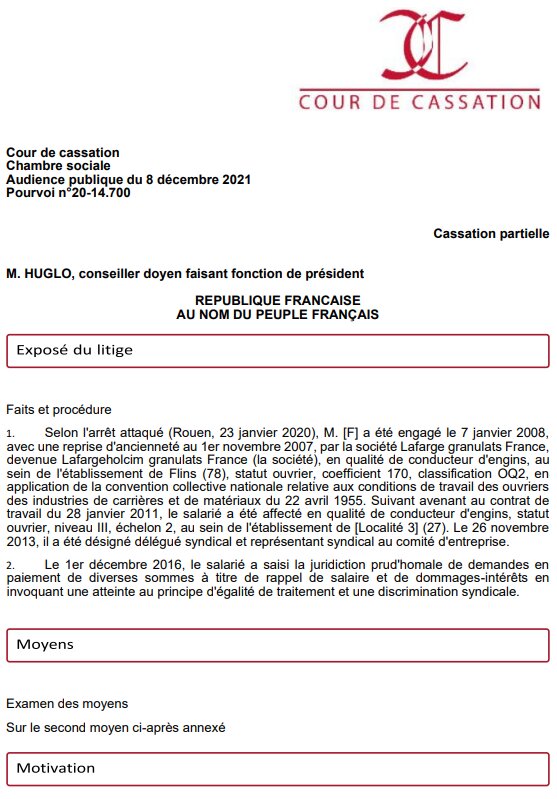 Cass. soc., 08/12/2021, n° 20-14.700 - © D.R.