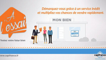 CapiFrance invente le service « Testez un bien avant de l’acheter » - D.R.