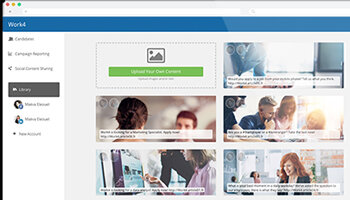 Work4 lance un module de cooptation sur les réseaux sociaux - D.R.