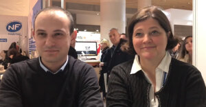 Delphine Tupin directrice de Tissot et Vincent Firmont manager commercial pour Rodacom - © D.R.