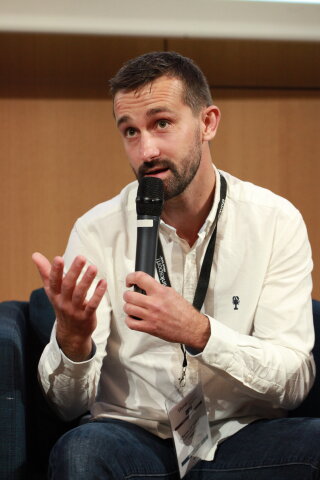 Charles Le Fouler, lors de Think Sport CIC le 14/10/2025