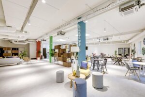 OpenClassrooms : espace commun au siège social - © D.R.