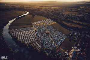 Le site du festival, à Fraisans (Jura). - © L’Oeil de Rousseau